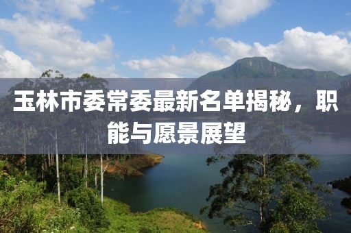 玉林市委常委最新名单揭秘，职能与愿景展望