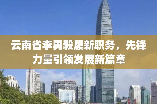 云南省李勇毅履新职务，先锋力量引领发展新篇章