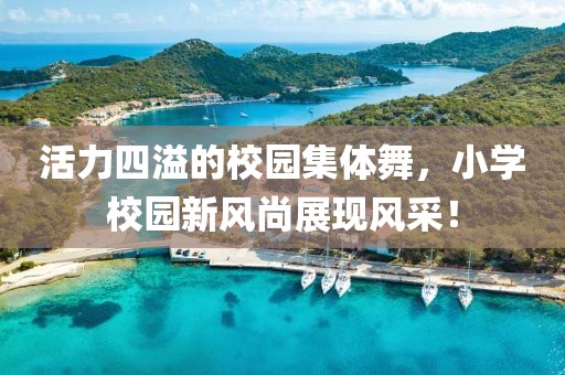活力四溢的校园集体舞，小学校园新风尚展现风采！