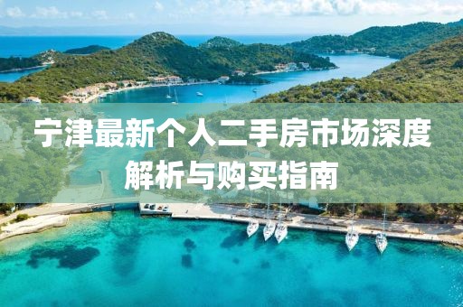 宁津最新个人二手房市场深度解析与购买指南