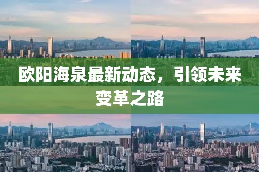欧阳海泉最新动态，引领未来变革之路