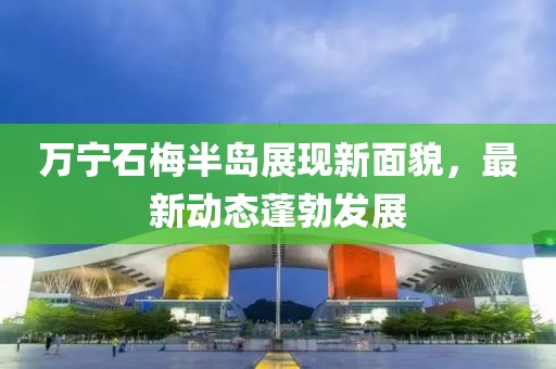 万宁石梅半岛展现新面貌，最新动态蓬勃发展