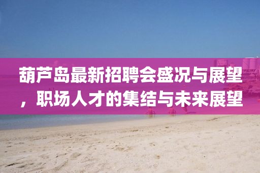 葫芦岛最新招聘会盛况与展望，职场人才的集结与未来展望