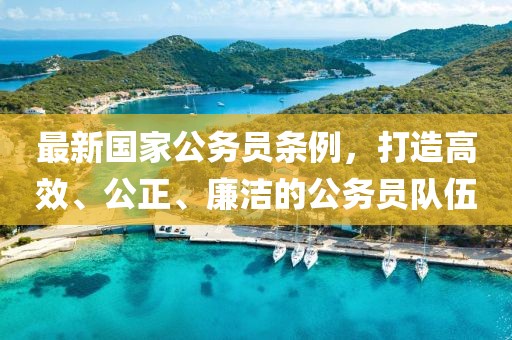 最新国家公务员条例，打造高效、公正、廉洁的公务员队伍