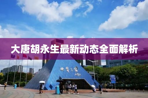 大唐胡永生最新动态全面解析