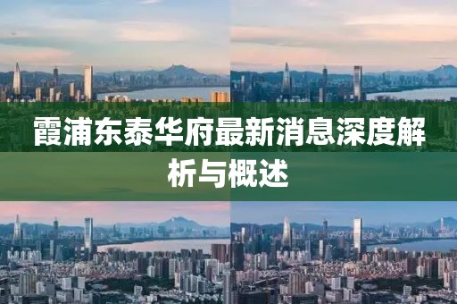 霞浦东泰华府最新消息深度解析与概述