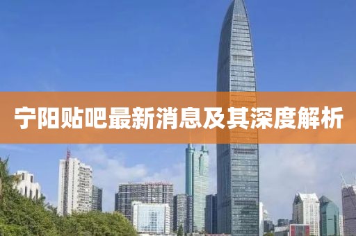 宁阳贴吧最新消息及其深度解析