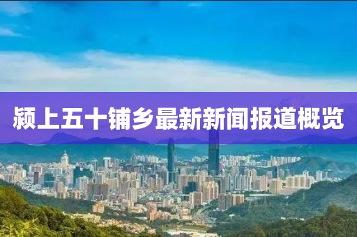 颍上五十铺乡最新新闻报道概览