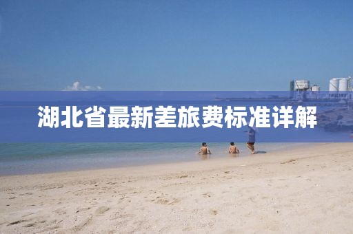 湖北省最新差旅费标准详解