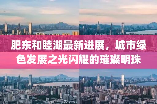肥东和睦湖最新进展，城市绿色发展之光闪耀的璀璨明珠