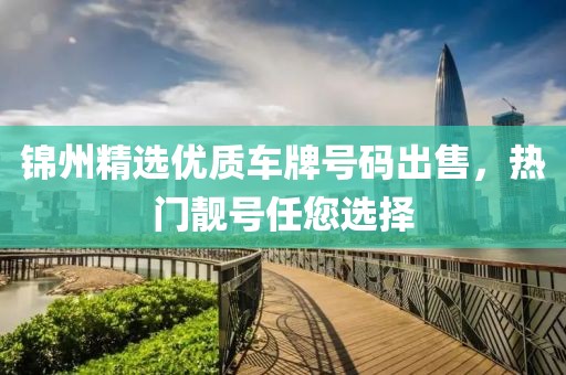 锦州精选优质车牌号码出售，热门靓号任您选择