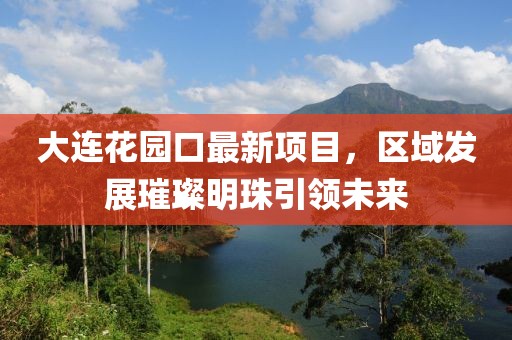 大连花园口最新项目，区域发展璀璨明珠引领未来