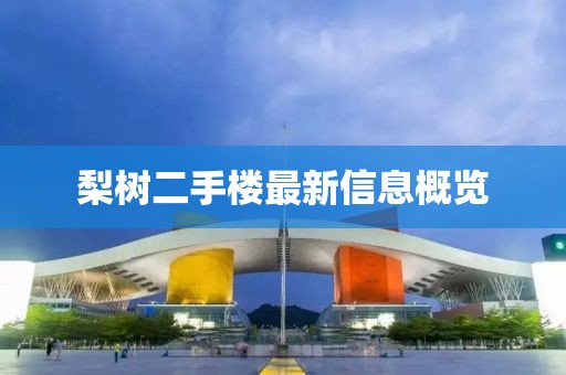 梨树二手楼最新信息概览