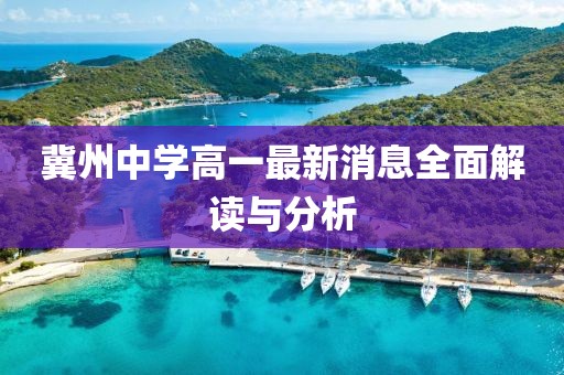 冀州中学高一最新消息全面解读与分析