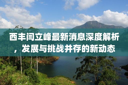 西丰闫立峰最新消息深度解析，发展与挑战并存的新动态