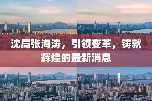 沈局张海涛，引领变革，铸就辉煌的最新消息
