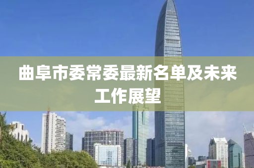 曲阜市委常委最新名单及未来工作展望