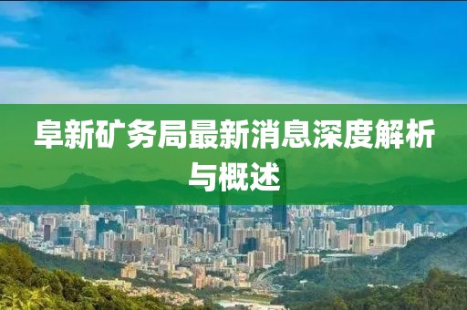 阜新矿务局最新消息深度解析与概述