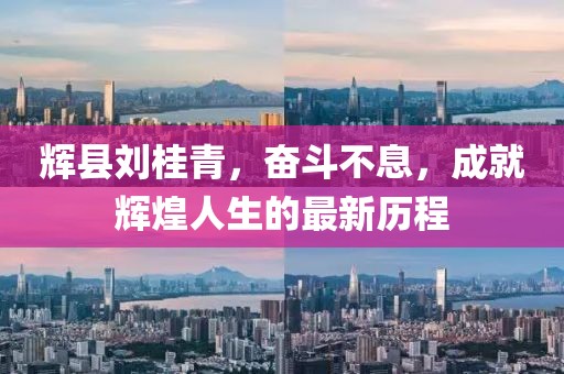 辉县刘桂青，奋斗不息，成就辉煌人生的最新历程