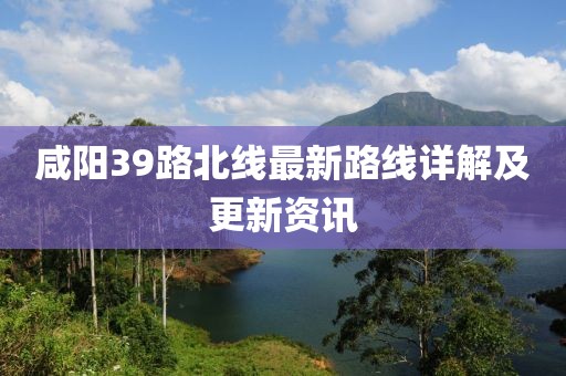 咸阳39路北线最新路线详解及更新资讯