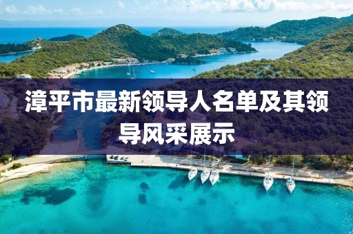 漳平市最新领导人名单及其领导风采展示