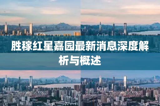 胜稼红星嘉园最新消息深度解析与概述