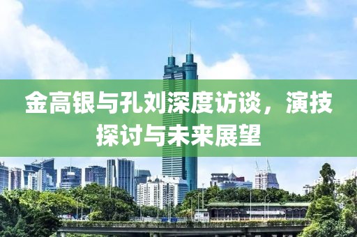 金高银与孔刘深度访谈，演技探讨与未来展望