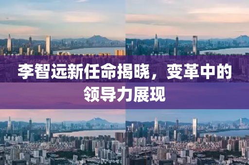 李智远新任命揭晓，变革中的领导力展现