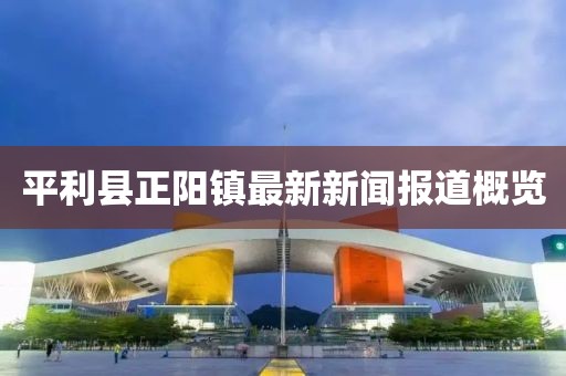 平利县正阳镇最新新闻报道概览