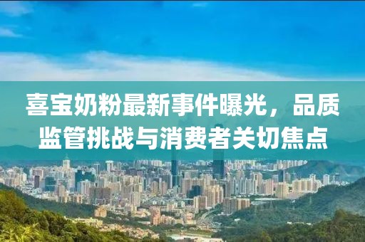 喜宝奶粉最新事件曝光，品质监管挑战与消费者关切焦点