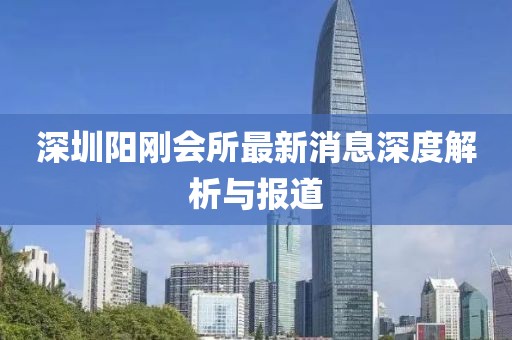 深圳阳刚会所最新消息深度解析与报道