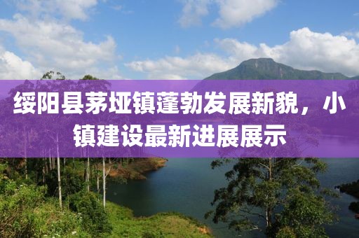 绥阳县茅垭镇蓬勃发展新貌，小镇建设最新进展展示