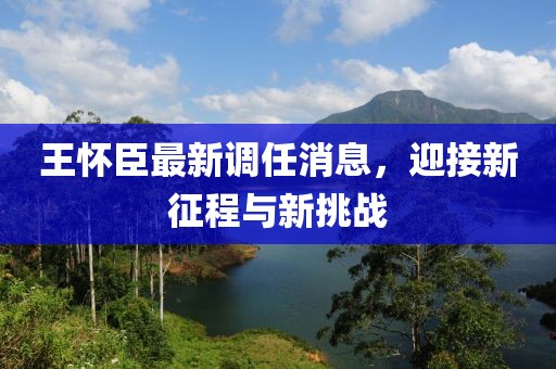王怀臣最新调任消息，迎接新征程与新挑战