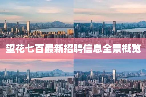 望花七百最新招聘信息全景概览