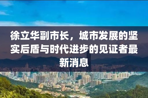 徐立华副市长，城市发展的坚实后盾与时代进步的见证者最新消息