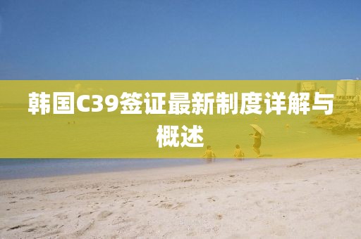 韩国C39签证最新制度详解与概述
