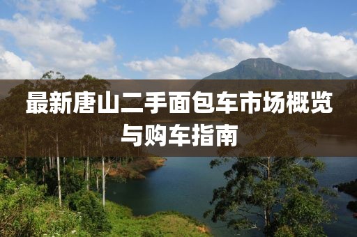 最新唐山二手面包车市场概览与购车指南