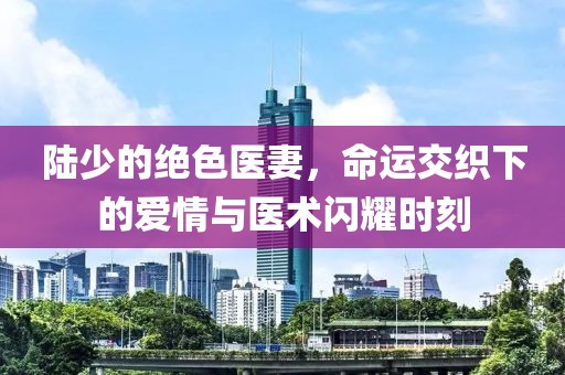 陆少的绝色医妻，命运交织下的爱情与医术闪耀时刻