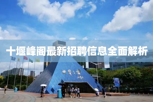 十堰峰阁最新招聘信息全面解析