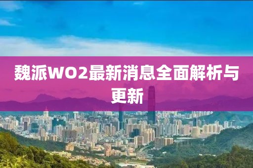 魏派WO2最新消息全面解析与更新