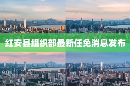 红安县组织部最新任免消息发布