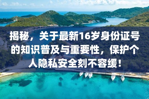 揭秘，关于最新16岁身份证号的知识普及与重要性，保护个人隐私安全刻不容缓！