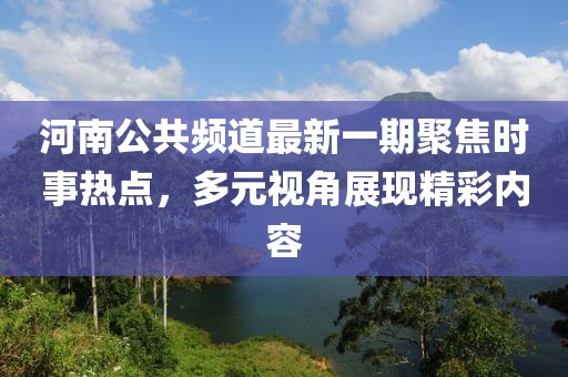 河南公共频道最新一期聚焦时事热点，多元视角展现精彩内容