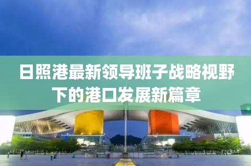 日照港最新领导班子战略视野下的港口发展新篇章