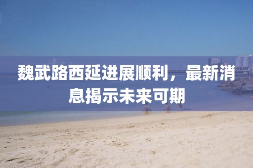 魏武路西延进展顺利，最新消息揭示未来可期
