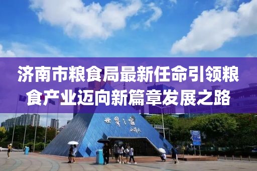 济南市粮食局最新任命引领粮食产业迈向新篇章发展之路