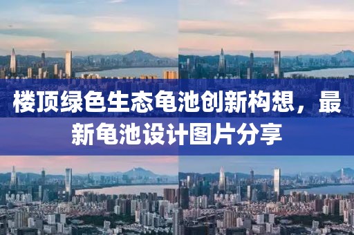 楼顶绿色生态龟池创新构想，最新龟池设计图片分享