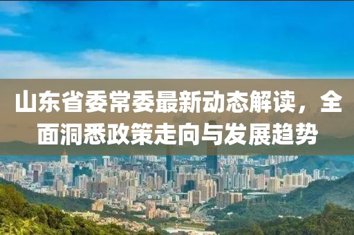 山东省委常委最新动态解读，全面洞悉政策走向与发展趋势