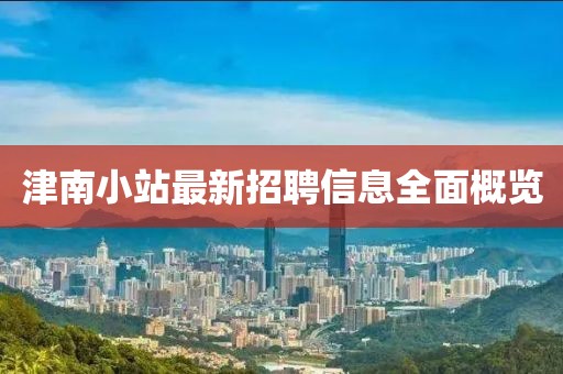 津南小站最新招聘信息全面概览