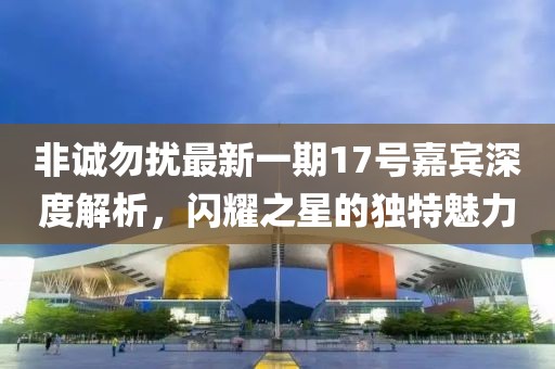 非诚勿扰最新一期17号嘉宾深度解析，闪耀之星的独特魅力